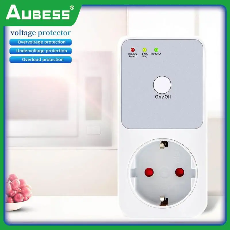 

Temperature Control Protection Plug Labor-saving Socket Switcher Power Surge Safe Protector Automatic Voltage Protector Socket
