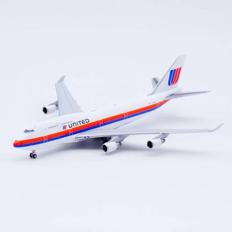 Коллекционный самолет из сплава XX40088 подарок фотосессия 1:400 United Airlines модель