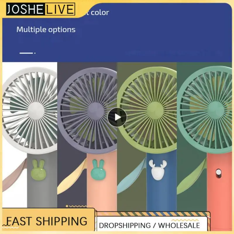 

Cartoon Cute Fan Hand Pressure Spray Fan Hand Pressure Mini Fan Mini Portable Fan Creative Small Gift Fan Primary School Fan