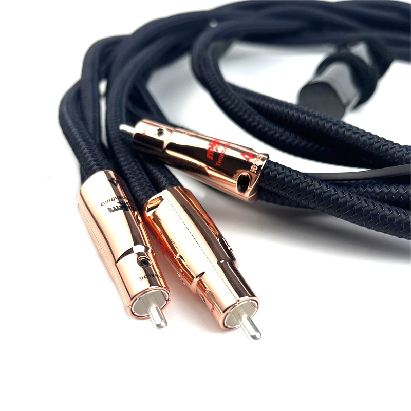 

Thunder Bird RCA Cable PSC+ HiFi Audio Interconnect Line With Carbon/Graphene Noise-Dissipation System