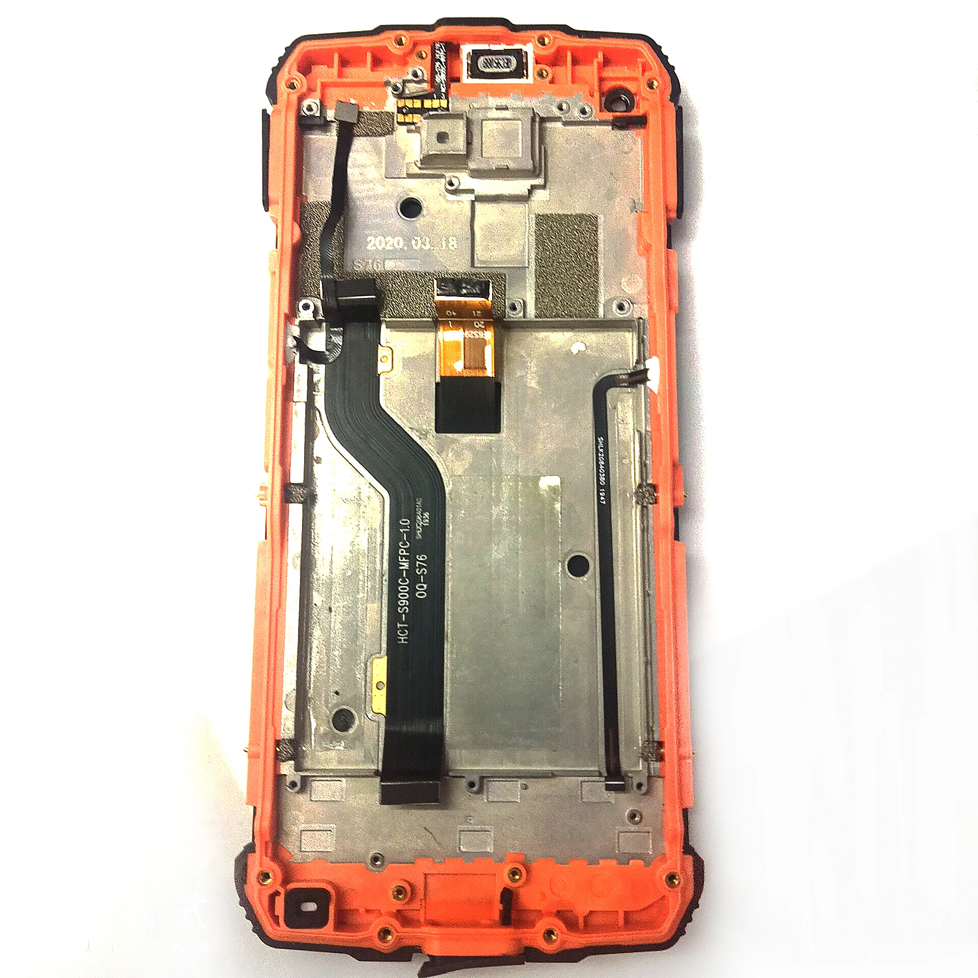 Tanie Oryginalny Ekran Dotykowy + Odcisk Palca + Klucz FPC + Wyświetlacz LCD Z Ramą Montaż Digitizer + Narzędzia Do OUKITEL WP7, Używane, Zadrapania