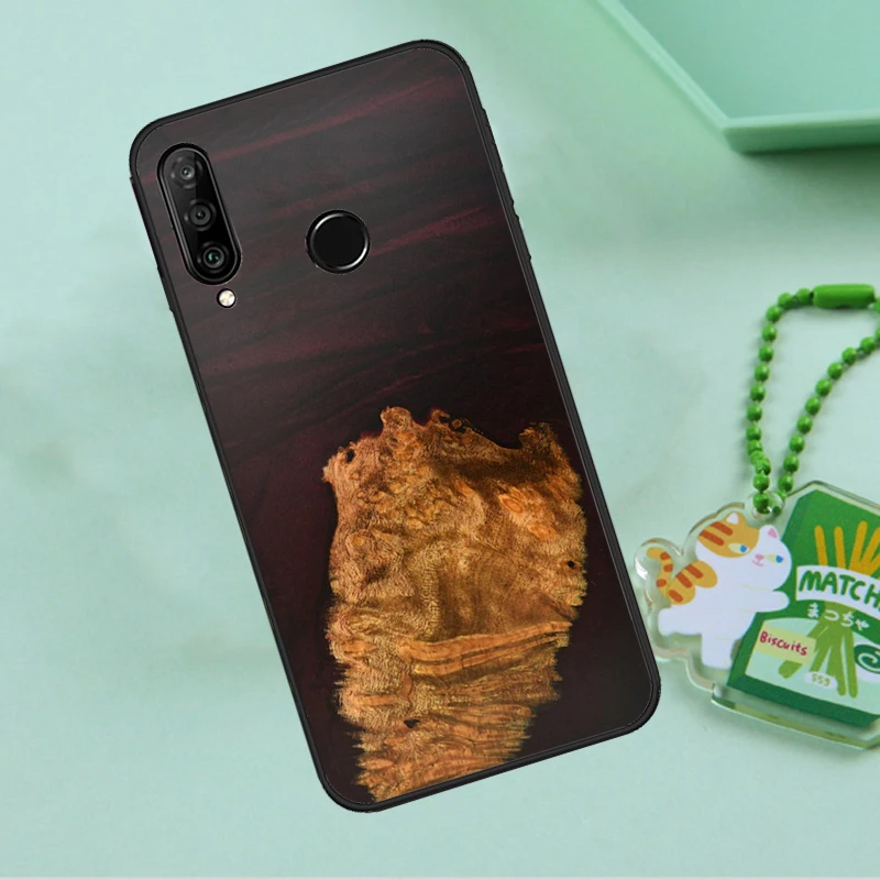 Фото Чехол из смолы Wood для Huawei Nova 12s 12i 11i 7i 8i 9 10 SE Y91 Y90 Y60 Y70 Y72 Y61 P60 Pro P30 P40 Lite №2
