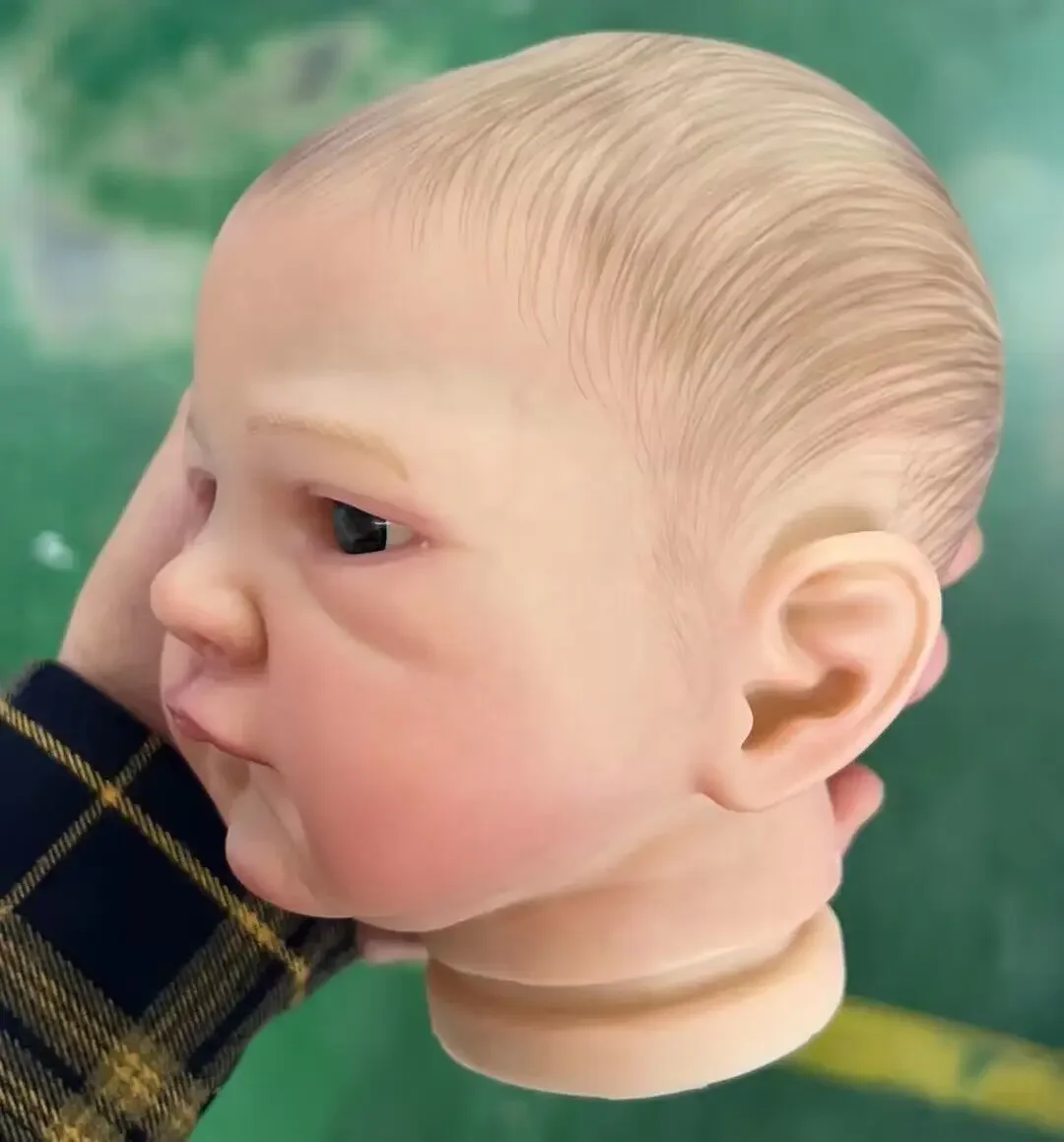 SINO-BB 19-дюймовые уже окрашенные детали куклы реборн August Awake Baby 3D-окраска с видимыми