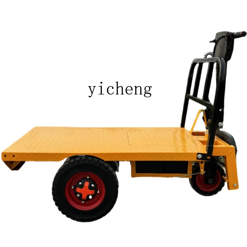 Трехколесная грузовая тележка ZF electric Плоская для строительной площадки