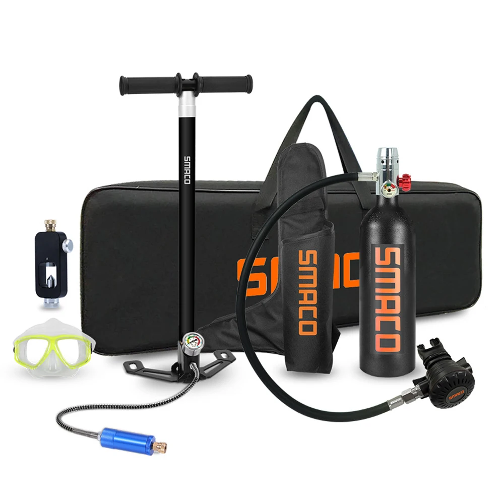 

Smaco 1L capacity S400 portable tourism sea diving Diving Oxygen Professional Diving Equipment Scuba Kit Water Pump