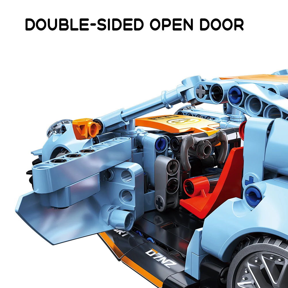 Toylinx 523 Шт. Масштаб 1:18 Строительные Блоки Строительная Машина Развивающая Игрушка