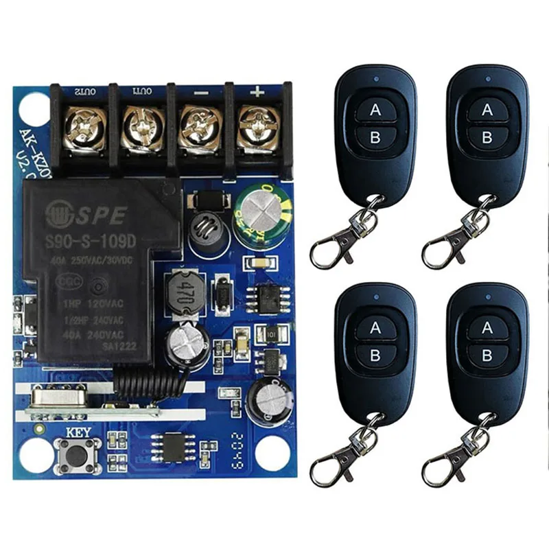 Беспроводной 433 МГц универсальный пульт дистанционного управления постоянного