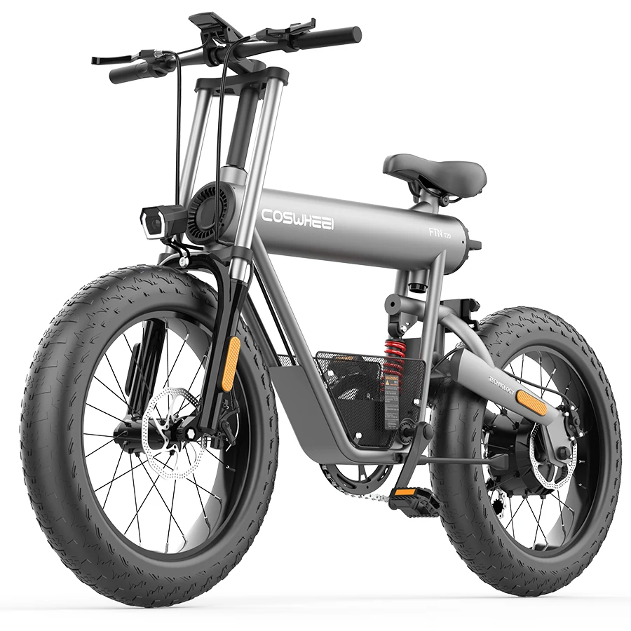 

2021 UK EU US 48V 7 Speed Coswheel Dirt Electric bikes Adults Electric Bicycle Wholesale Fat Tire City E Bike