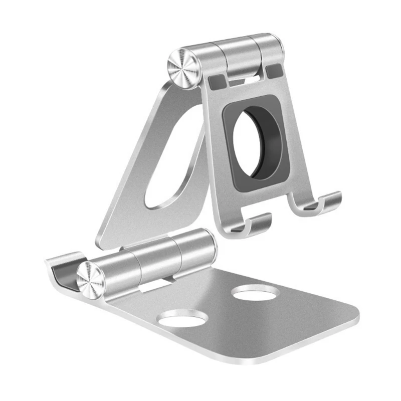

Portable Alloy Tablet Stand Mobile Phone Cradle Holder Angle Adjustable for Desk Drop Shipping