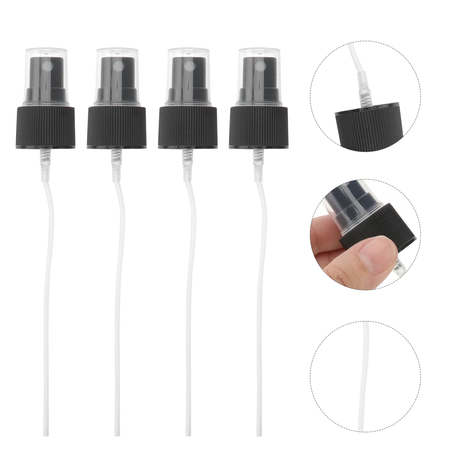 

Spray Bottle Mist Oz Oil Sprayer Essential Fine Capspumpbottles Replacementtops Cap 2Oztriggerscrewnozzle Foaming Accessories