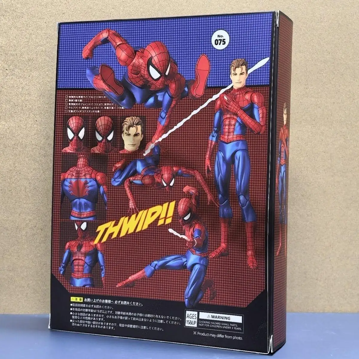 Фото В наличии Ct Toys Mafex 075 Фигурка Человека-паука Аназин Человек-паук Comic Ver Mafex 185 Аниме Фигурка Фигурка Подарки Игрушки №5