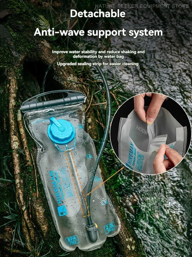 HIKEMAN 2л мешок для воды спорта на открытом воздухе гидратационный пищевая сумка