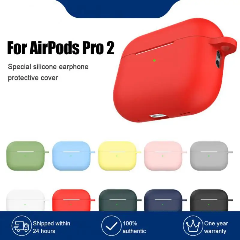 

Защитный чехол для наушников для Airpods 2, противоударный силиконовый чехол с защитой от потери