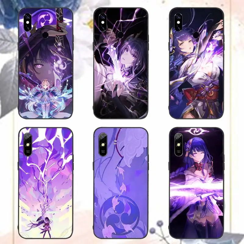 

Genshin Impact Raiden Shogun Phone Case For Xiaomi Redmi note 7 8 9 11 i t s 10 A poco f3 x3 pro lite funda shell coque cover