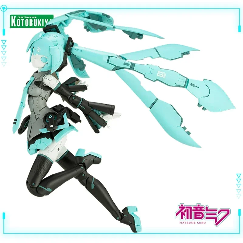 Фото Оригинальная сборная модель Kotobukiya Vocaloid Hatsune Miku Frame Artist 1/100, фигурка мобильного костюма, 15,9 см, игрушка-конструктор №1