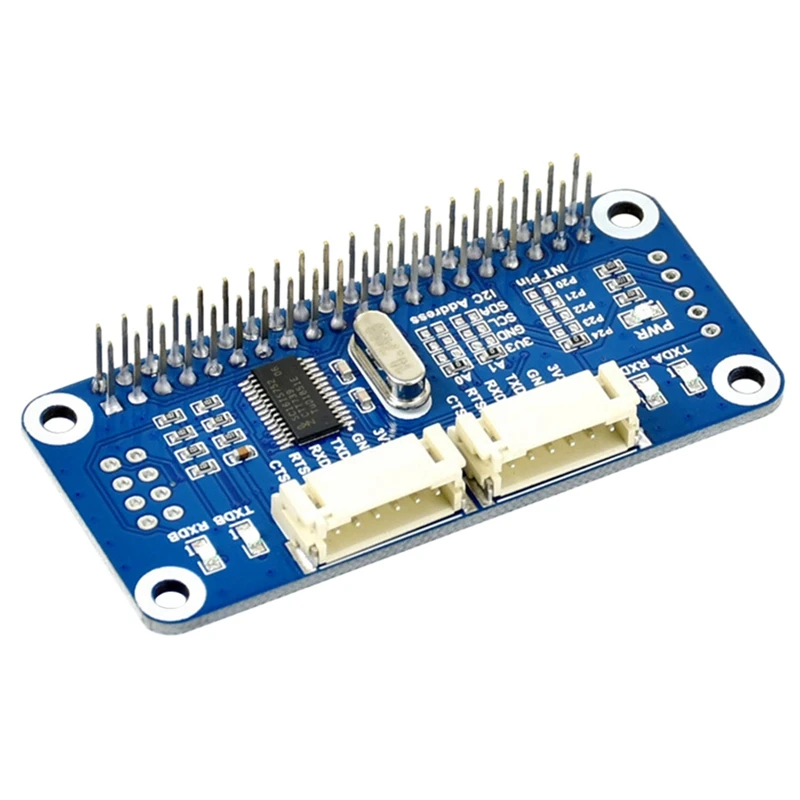 

Waveshare for Raspberry Pi Serial Port Expansion Board UART Module GPIO Serial Expansion Hat 2-Channel Serial Port I2C Interface