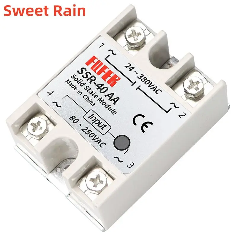 Однофазное твердотельное реле, 10 А, 25 А, 40 А, 60 А