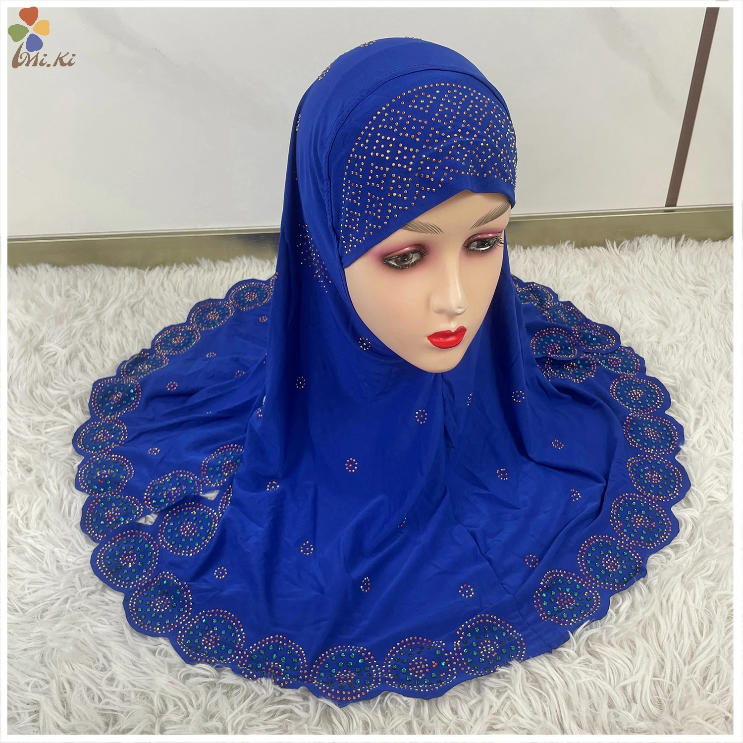 12 шт./Дюжина мусульманские шарфы для девочек и детей