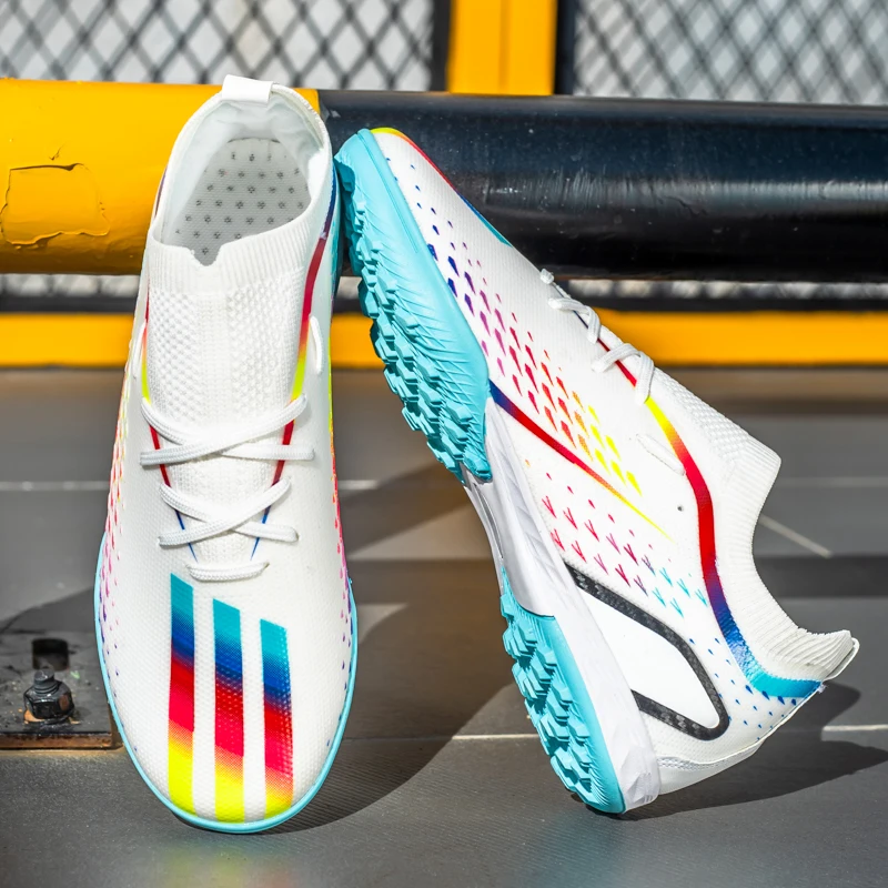 Men's Professional Football Shoes Sneakers Football Shoes Outdoor Non-Slip Long Shoe Nails Ultra-Light TF/FG Football Shoes