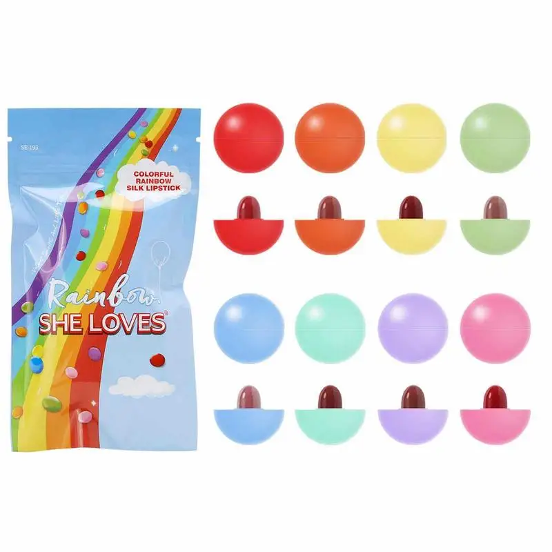 

Pill Lipstick Set 8pcs/set Mini Matte Lipstick Set With Colorful Style Long Lasting 8 Colors Small Matte Lip Balm Set Makeup Set