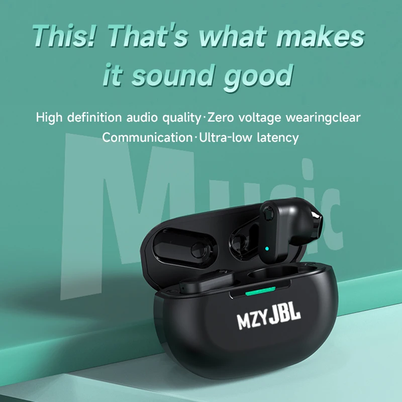 

Original mzyJBL Wireless Earbuds T89 In Ear Mini Buds Bluetooth5.3 Earphones Hifi Stereo Sound Headphones Headset Built-in Mic