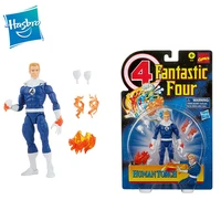 hasbro genuine anime figures marvel legends fantastic four human torch action figures model collection hobby gifts toys