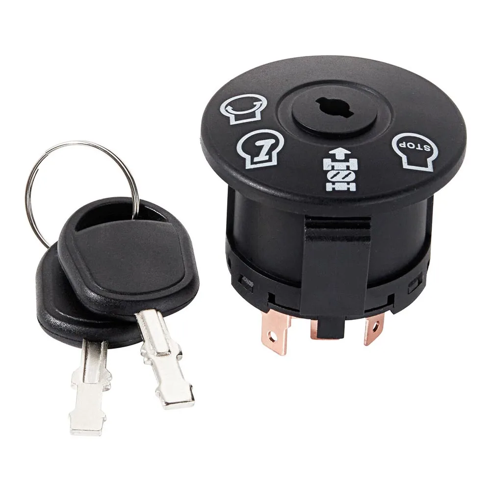 

Ignition Starter Switch For Craftsman LT1000 LT2000 LT3000 Riding Lawn Mower 193350 7 Terminals Ignition Switch With Key