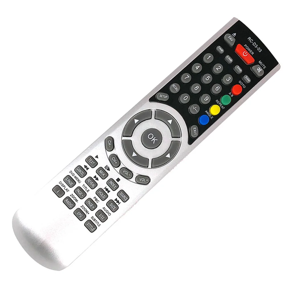 

New For TECHNIKA Sencor TV/DVD COMBI RC-D3-03 Replacement Remote Control For SLE22F56M4 LCD24-610 LCD24-620 Fernbedienung