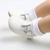 KIDSUN Newborn Baby Shoes Stripe PU Leather Boy Girl Shoes  Toddler Rubber Sole Anti-slip First Walkers Infant Moccasins 4