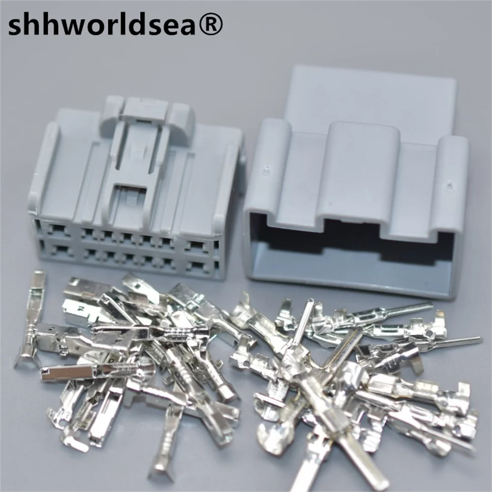 

Shhworldsea 6 Pin 0,6 серия Автомобильная сигнализация давления в шинах разъем для VW Audi 1534121-1 4D0971636 1534121-1 4D0971636