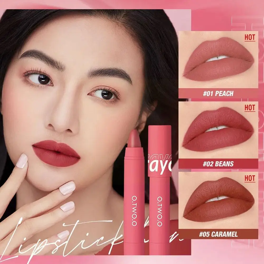 

6 Colors Matte Lipstick Waterproof Long Lasting Lip Beauty Lasting Cup Gloss Long Waterproof Stick Women Cosmetic Non-stick R0S4