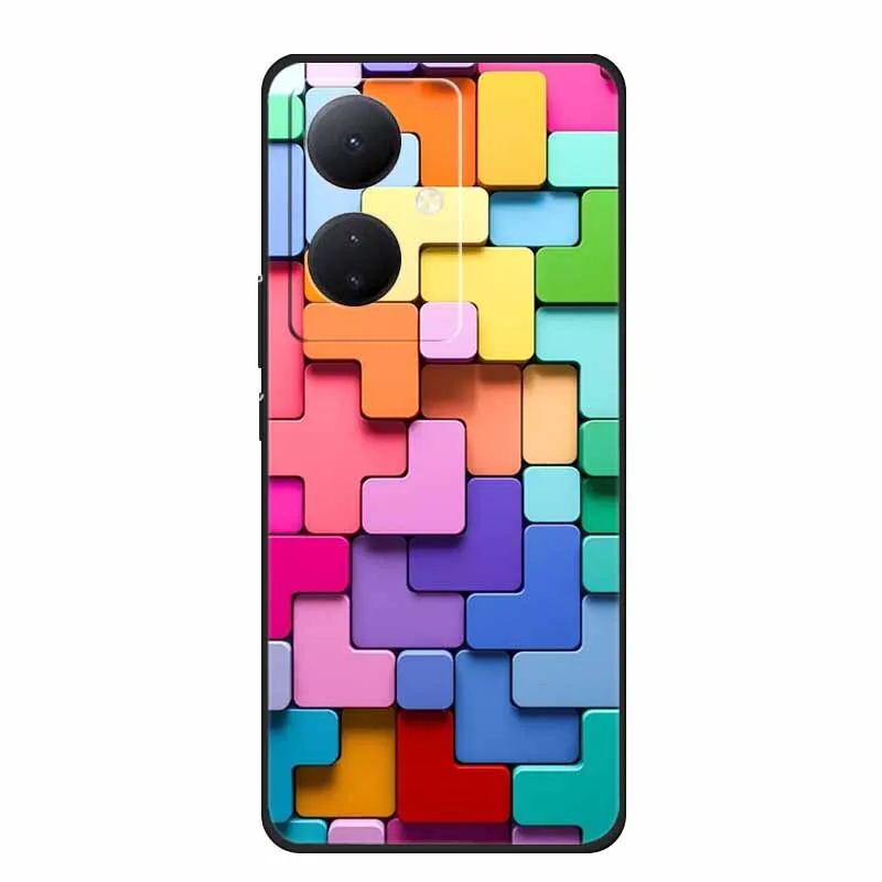 Роскошные Силиконовые мягкие чехлы для телефона из ТПУ Vivo V29 Lite чехол V29Lite 2023