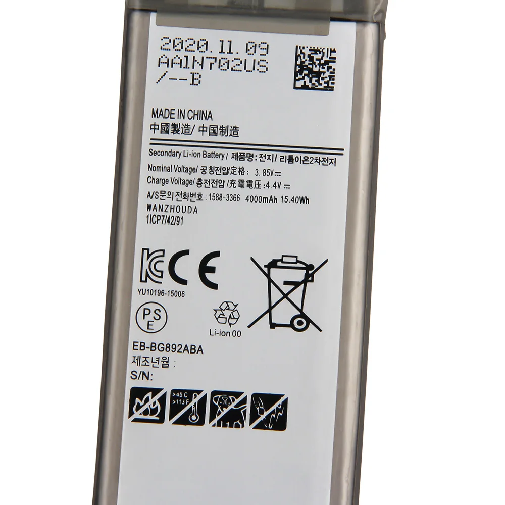 new phone battery eb bg892aba for samsung galaxy s8 active sm g892a sm g892u g892f g892a g892 g892v sm g892l 4000mah free global shipping