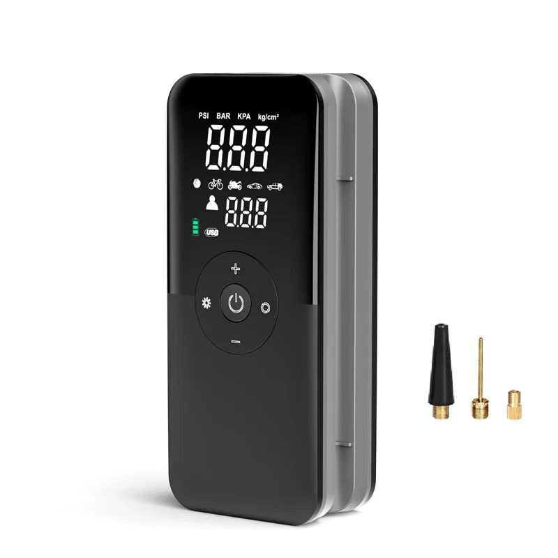 Воздушный компрессор 90 PSI портативный Электрический насос для колес с цифровым