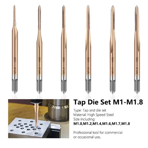 Метчики xcan HSS 6542  M1 M1.1 M1.2 M1.4 M1.6 M1.7 M1.8 M2.0