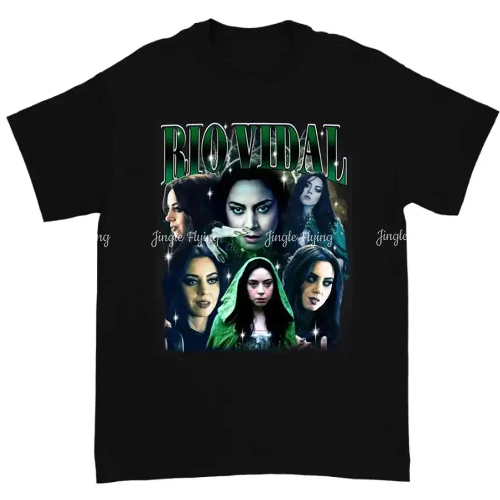 Рубашка Rio Vidal Aubrey Plaza футболка Green Witch винтажная унисекс с рисунком в стиле ретро