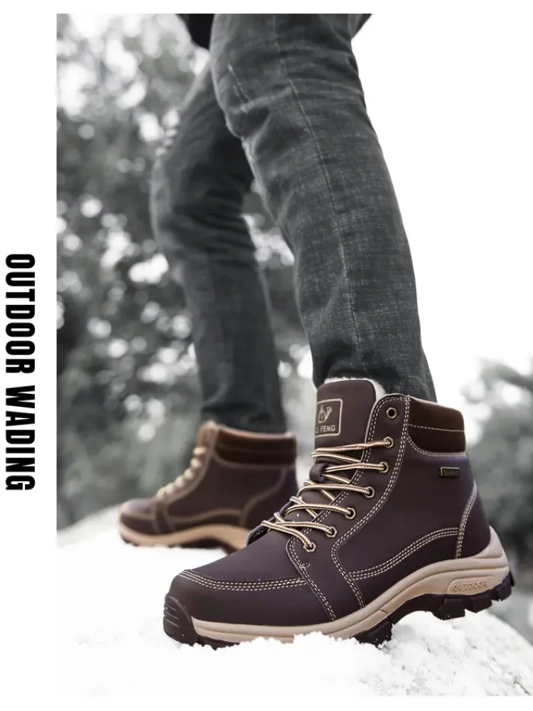 

Damyuan Tenis Masculino Large Size High Top Outdoor Hiking Shoes Comfortable Single Shoes Cotton Shoes Size 48 кроссовки женские