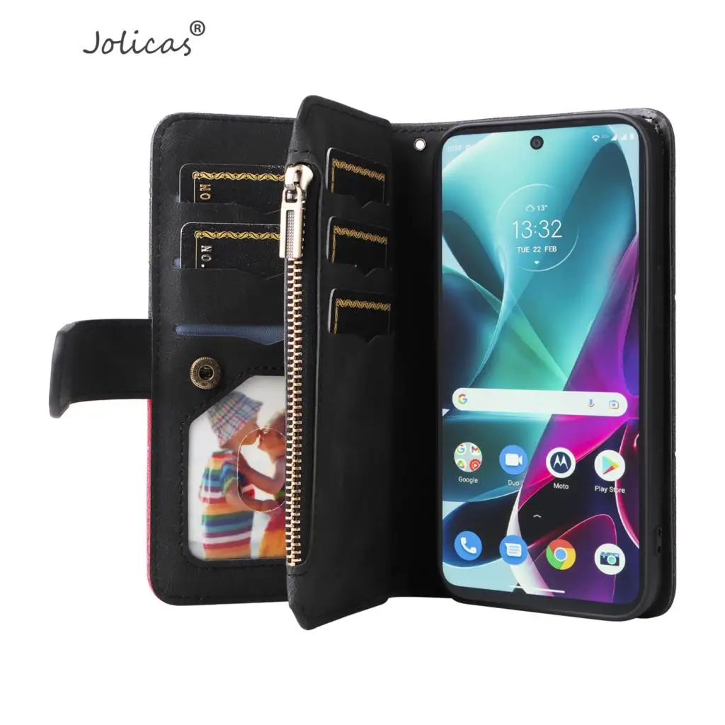 Anti-Drop Cases Phone For cover Motorola Moto G200 Cellphone Wallet Book Bag Coques sFor estojo Edge S30 Leather Husa