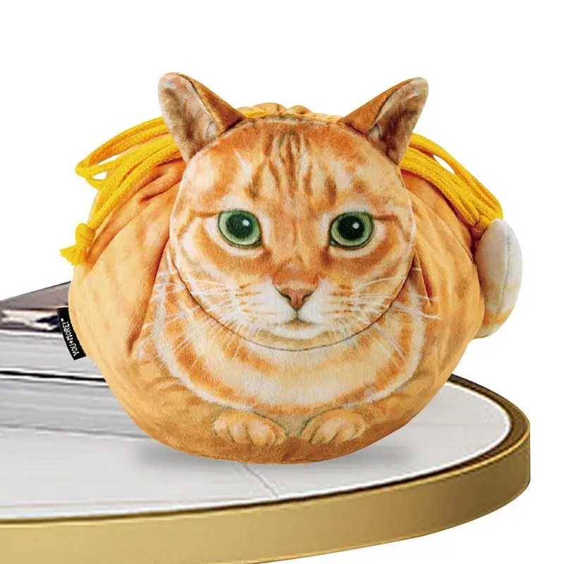 

Cat Cosmetic Pouch Funny Kitties Cosmetic Pouch Makeup Toiletry Storage Bag Drawstring Coin Pouch Purse For Travel Decoration