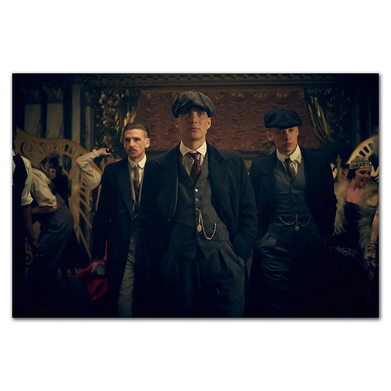 

Cillian Peaky Blinders Murphy Tv Show poster and print Canvas Painting Art wall pictures aesthetic room decor Affiche