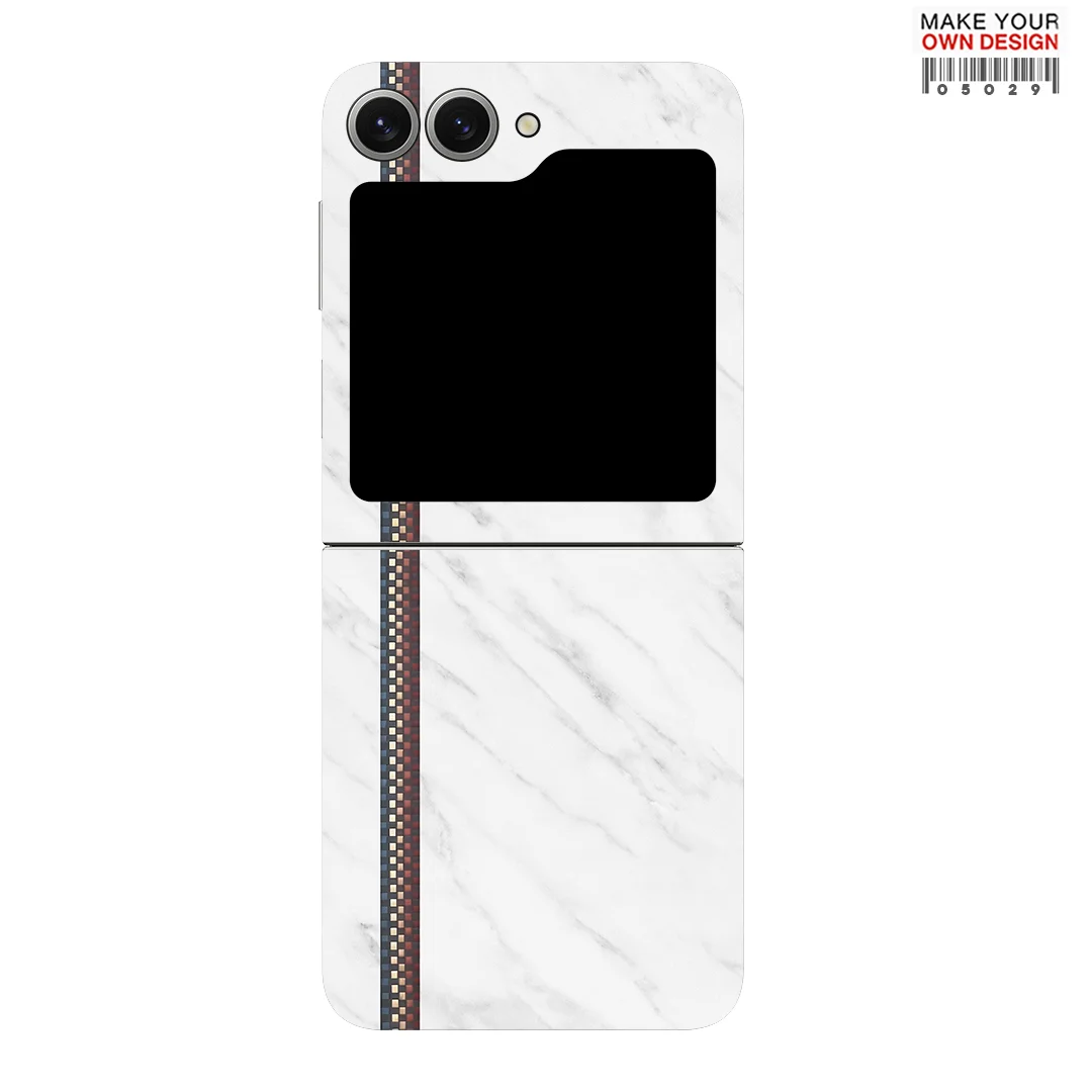 HM Colorful Sticker for Samsung Galaxy Z Flip6 5 4 3 5G Back Screen Protector Hing Skin Protective Film