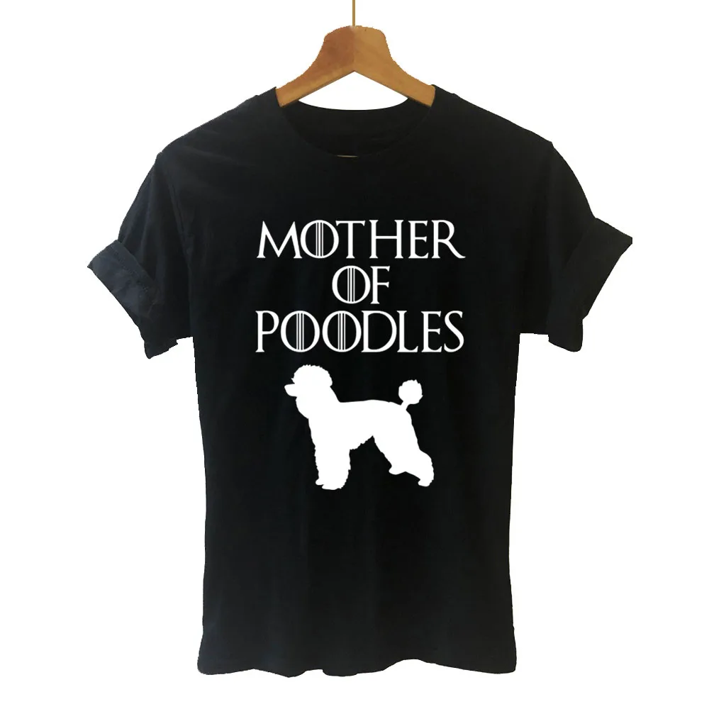 

Mother of Poodles O-Neck Short Sleeve Vintage T-Shirt Women Funny Harajuku Cotton Graphic T Shirts Top Tee Clothes