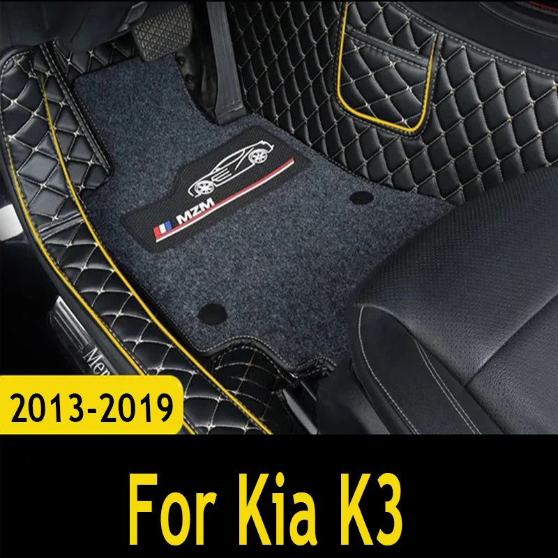 

Car Floor Mats Interior Carpets Custom Waterproof Protect Auto Rugs For Kia K3 2019 2018 2017 2016 2015 2014 2013 Cerato Forte