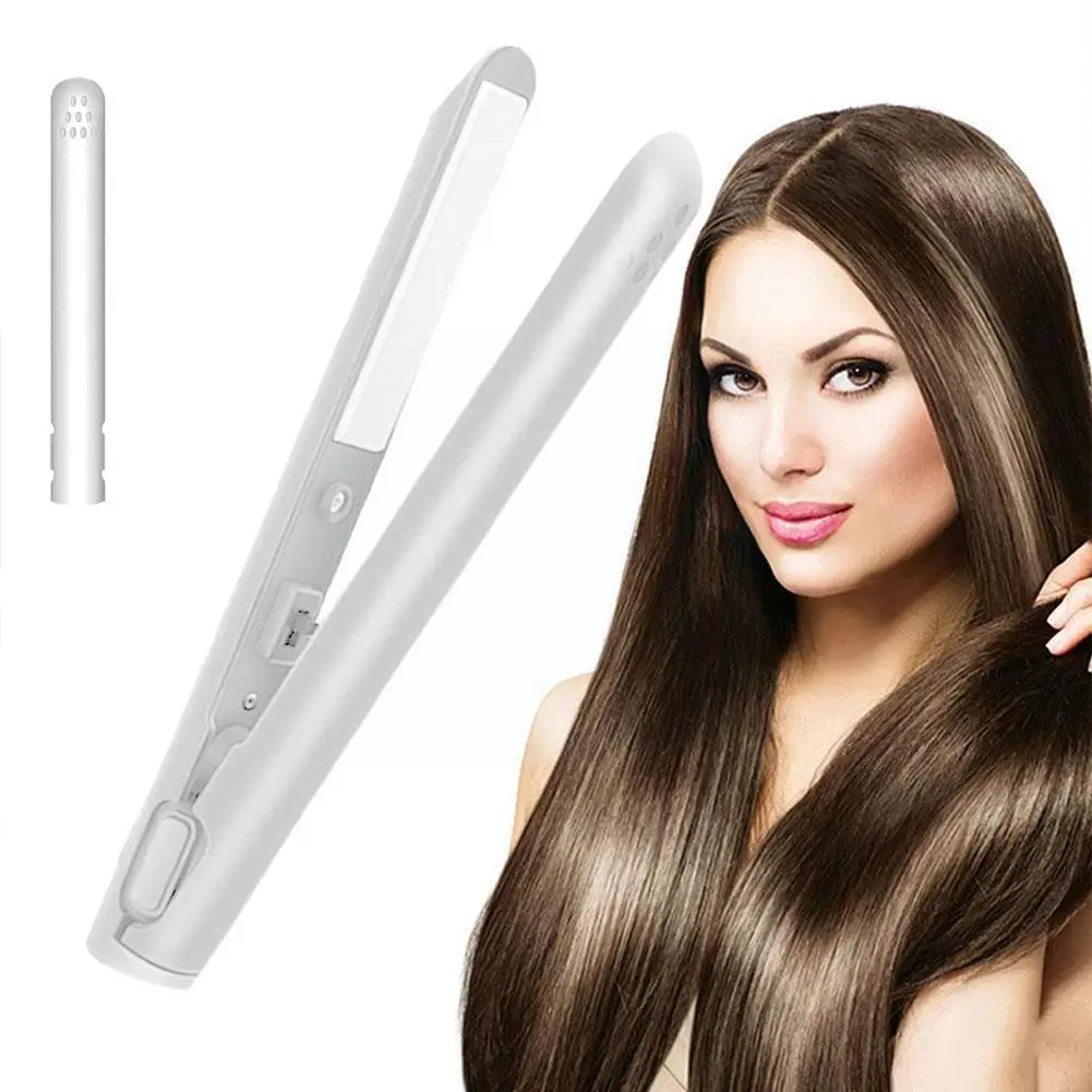 

Mini Dual-purpose Small Curling Iron Small Electric Dual-purpose Iron Curling Splint Bangs Straight Straight Curling V5T8