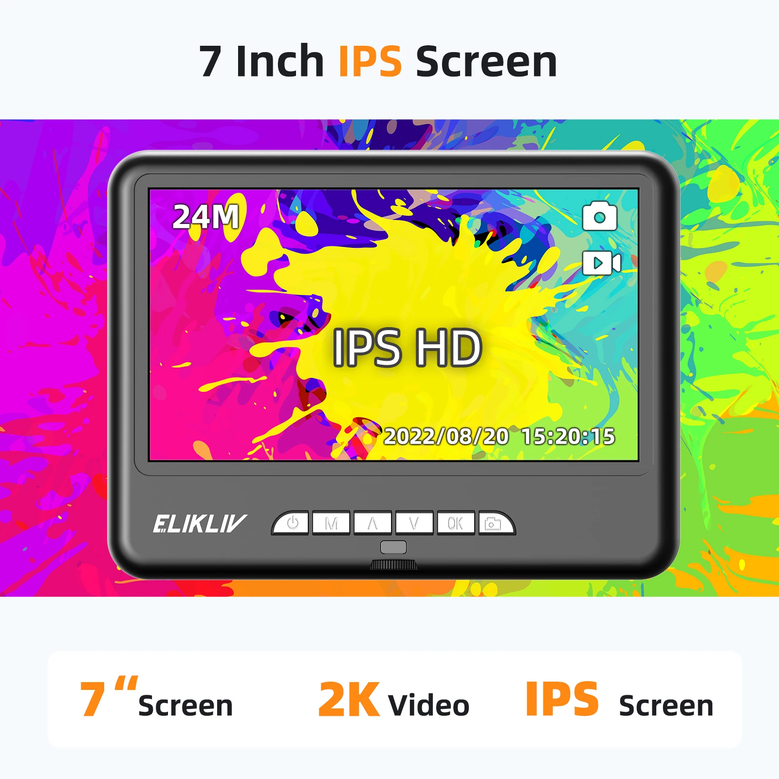 Цифровой микроскоп Elikliv EDM401 с IPS экраном 7 дюймов 1200X 2K поддержкой TF-карты 32 ГБ