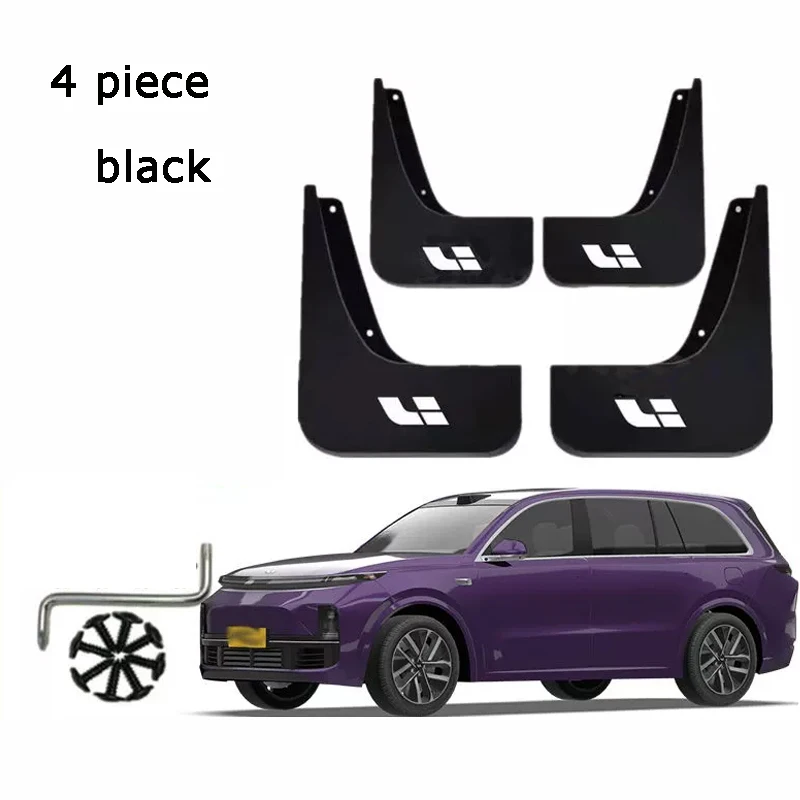 

Брызговики для автомобиля Li Lixiang L7 L8 L9 2022 2023, не разрушительные, для выпечки краски, передние и задние колеса, крылья, автомобильные аксессуары