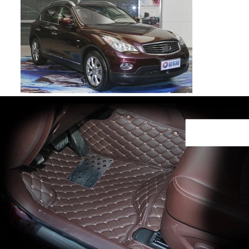 

leather car interior floor mat for infiniti qx50 2007 2008 2009 2010 2011 2012 2013 2014 2015 2016 2017 2018 2019 2020