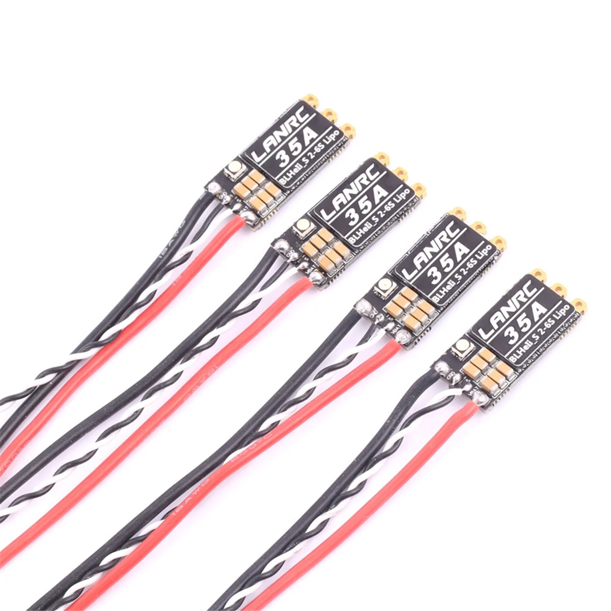 BLHeli S 2-6S Lipo 45A Бесщеточный ESC Встроенный программируемый светодиод RGB D-Shot 150/300/600
