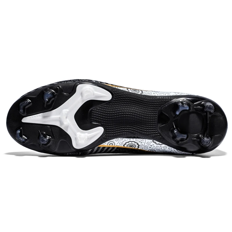 Men Soccer Shoes Plus Size 46 Society TF/FG Cleats Non-slip Futsal Sports Soccer Free Shipping Football Field Boots for Boys