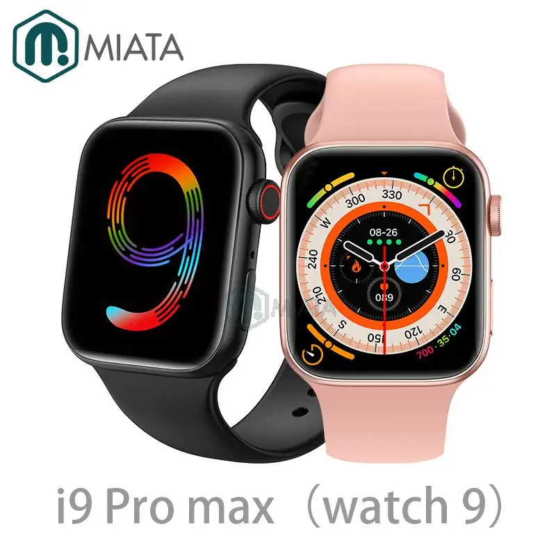 

2023 New i9 Pro max Smart Watch For Man Woman Fitness Sprots BT Call Original 1:1 Iwo Watch 9 Smartwatch For Apple Android Phone